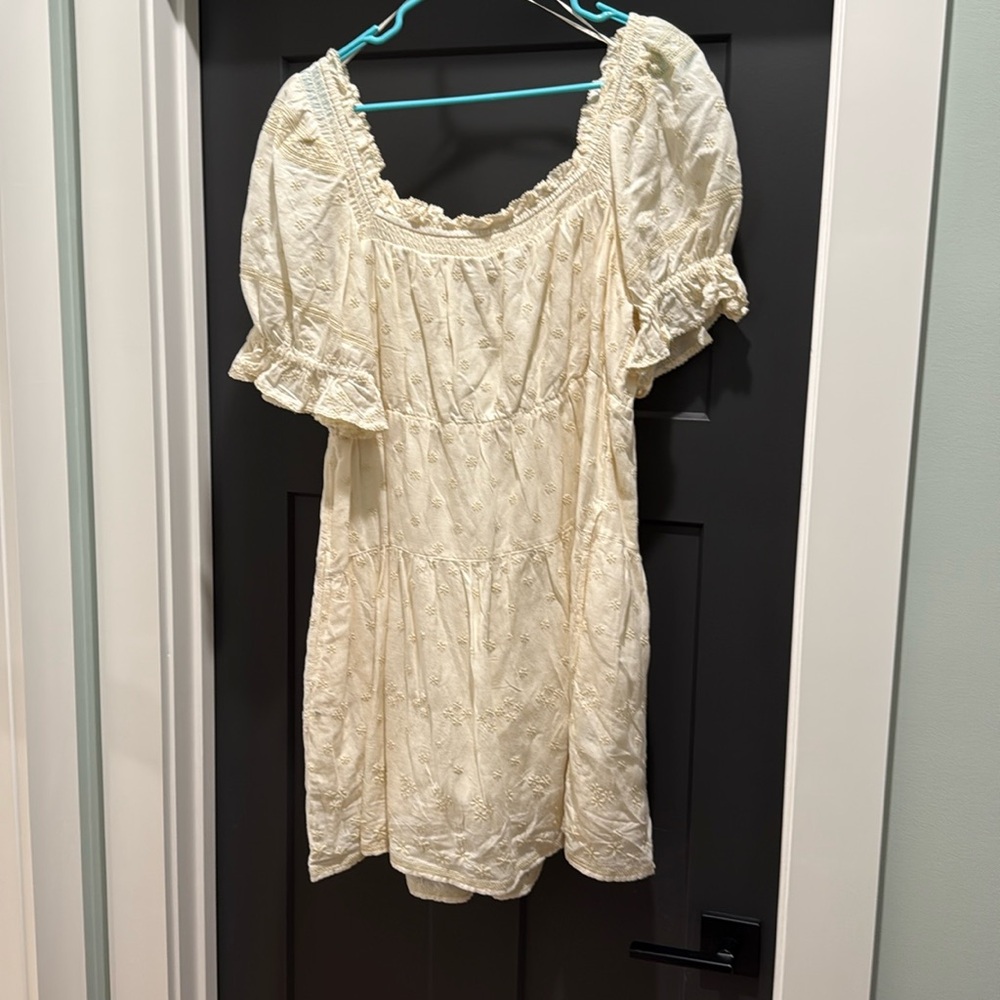 Ivory dress from Old Navy, size large. Perfect condition, never worn